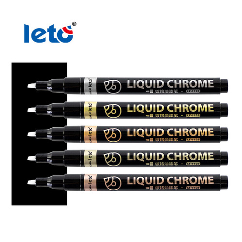 Blade metal chrome-plated paint pen touch-up paint color high-gloss liquid graffiti mirror touch-up color metal repair pen wholesale