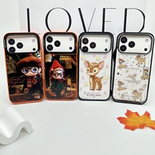 潮牌新款元气壳可爱天使小鹿适用ip17promax苹果手机壳防摔16/15