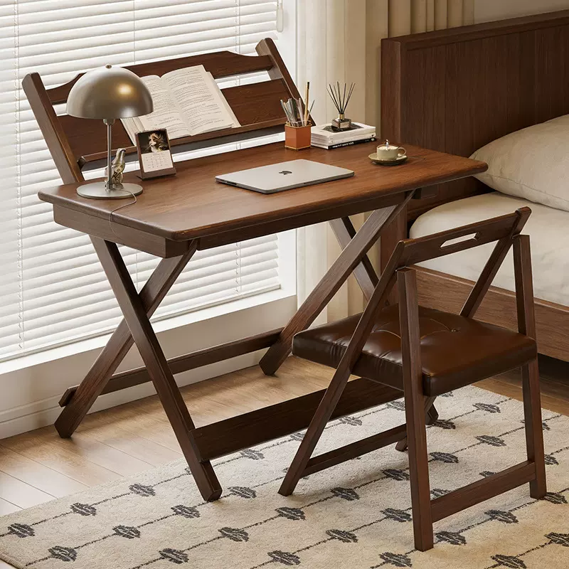 免安装折叠书桌家用儿童书房学生四挡升降电脑桌宿舍简易学习桌子