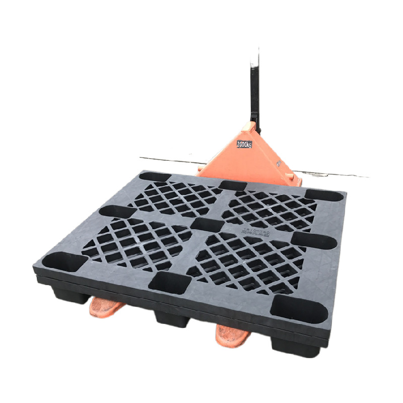 供应山东威海黑色塑胶栈板 青岛1210一次性出货塑料卡板 便宜二手