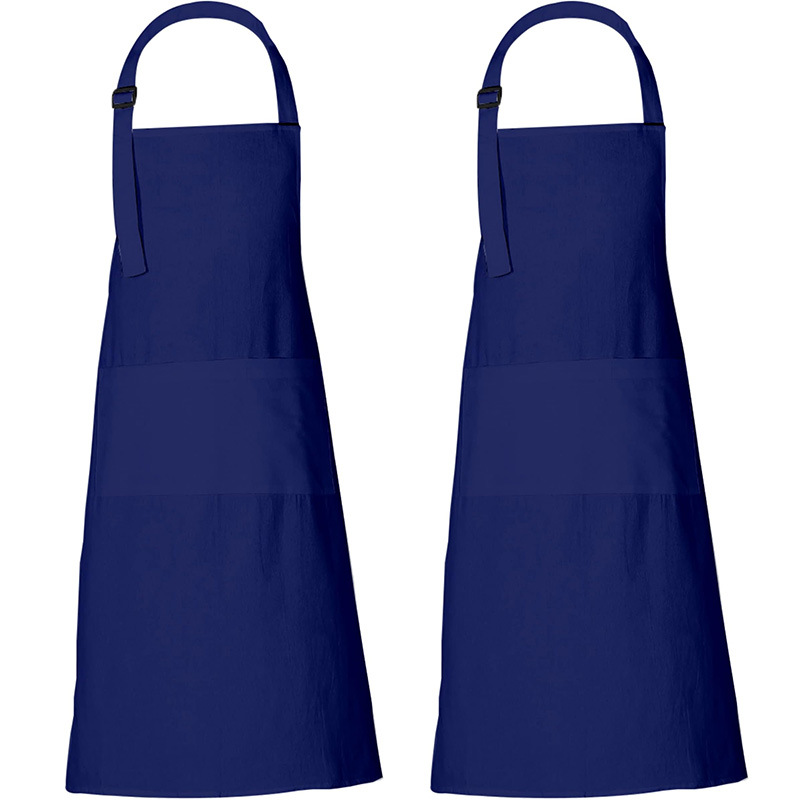 Transfronterizo Amazon alarga delantal logotipo personalizado poliéster cintura camarero ropa de trabajo cocina hogar delantal