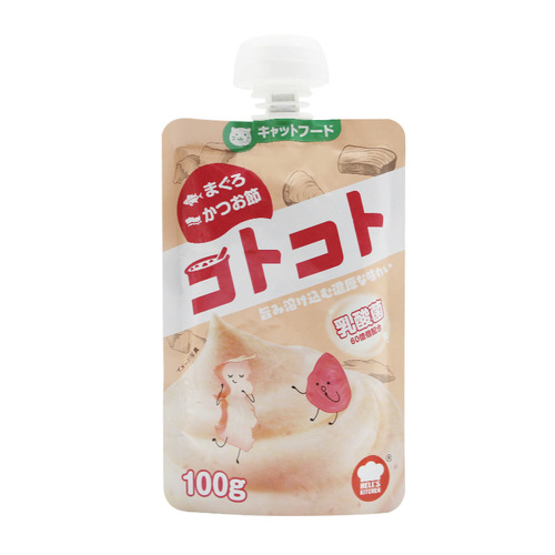 Gulujiang Hell's Kitchen Cat Snacks Wet Food Kitten Reward Snacks Dog Snacks Wet Food Meat Mixed with Cat Food