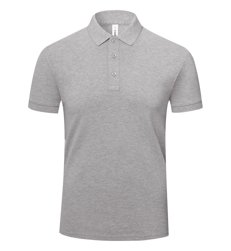 Polo de manga corta de algodón Pima de alta gama con solapa de negocios, polo de algodón para hombre, ropa de trabajo personalizada.