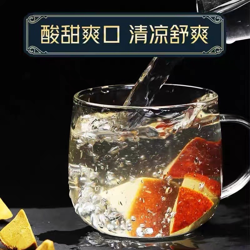 Authentic Huazhou Exocarpium Citri Grandis Eight Immortals Fruit Dried Snack with Mint Cooling Flavor 500g Bag specifications