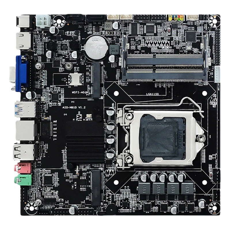 Совершенно новая материнская плата H81 для моноблочных компьютеров, разъем LGA1150, поддержка двух модулей памяти, широкий диапазон напряжений, с поддержкой M.2 для процессоров 4-го и 5-го поколений.