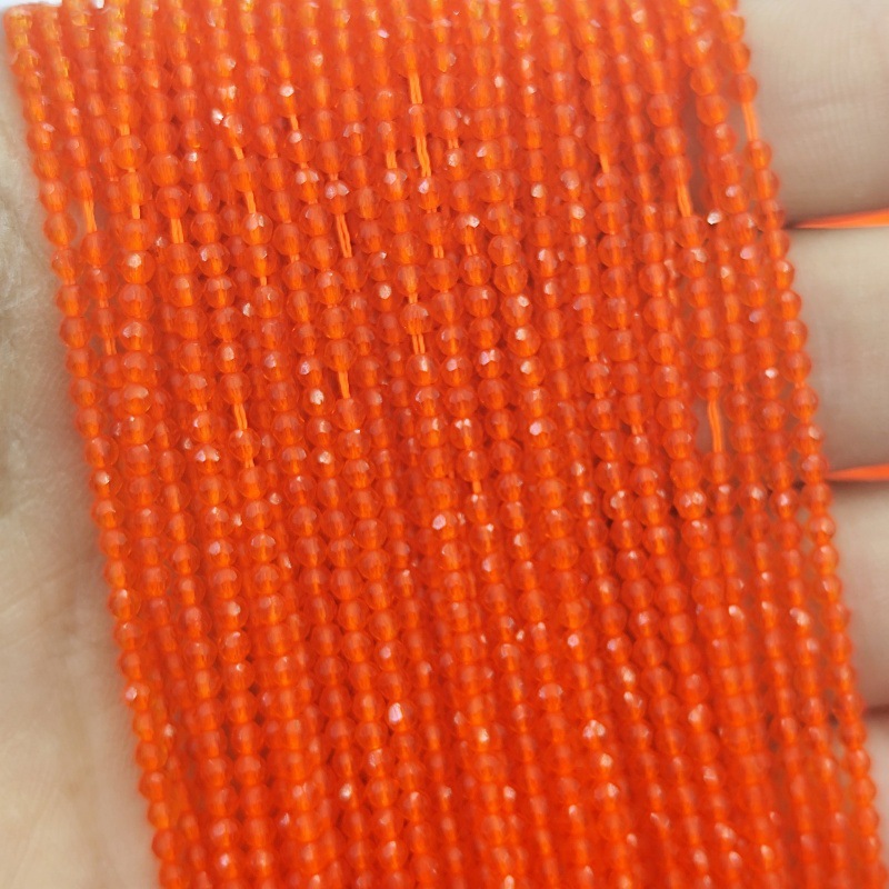 Hilo de algodón aguja súper pequeña Perla de cristal encadenada cuentas vidriadas DIY accesorios de ropa hechos a mano pulsera collar cuentas dispersas accesorios