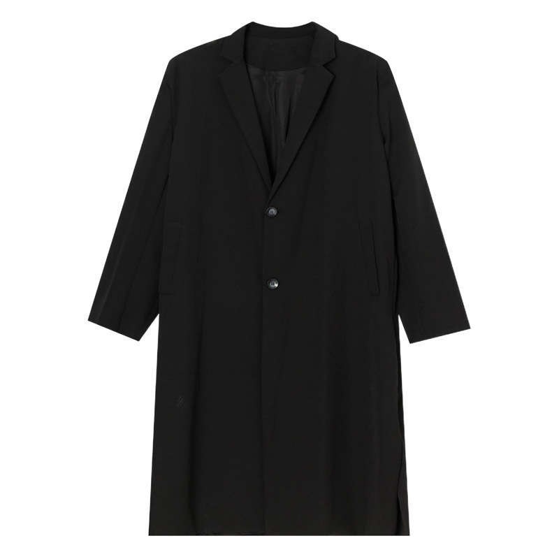 Ropa de Hombre | 2023 primavera nuevo estilo coreano color sólido retro trench coat abrigo suelto para hombres