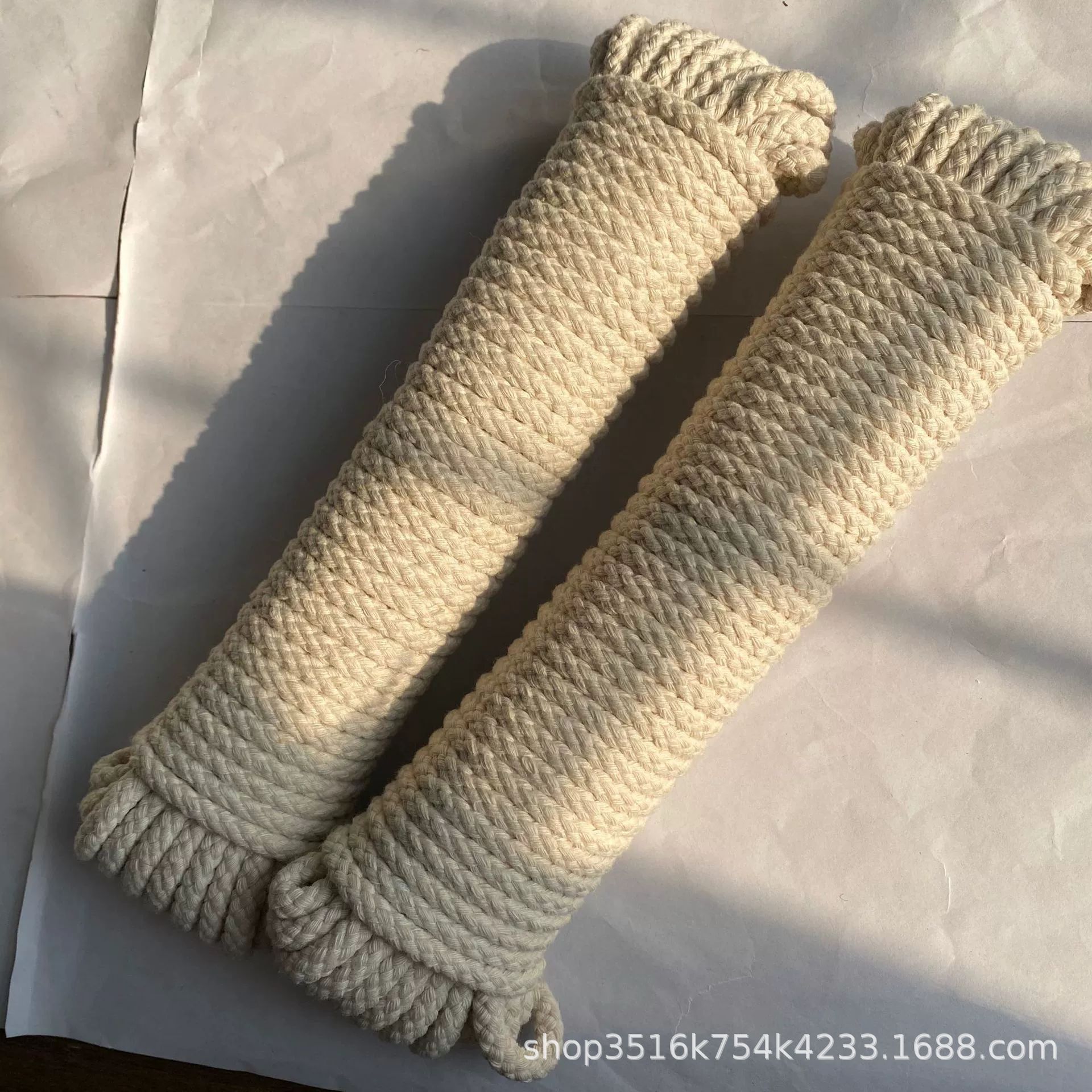 棉编织绳 家居装饰专用 加粗耐磨 手工编织 天然纯棉材质 多款可