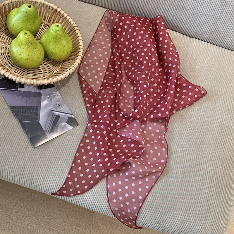 Pañuelo de seda para mujer Pañuelo de seda de gasa de alta calidad con sentido salvaje