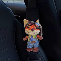 Аутентичный милый Zootopia Pilot Nick Fox, автомобильный чехол на плечо, защитный чехол для ремня безопасности для подарков