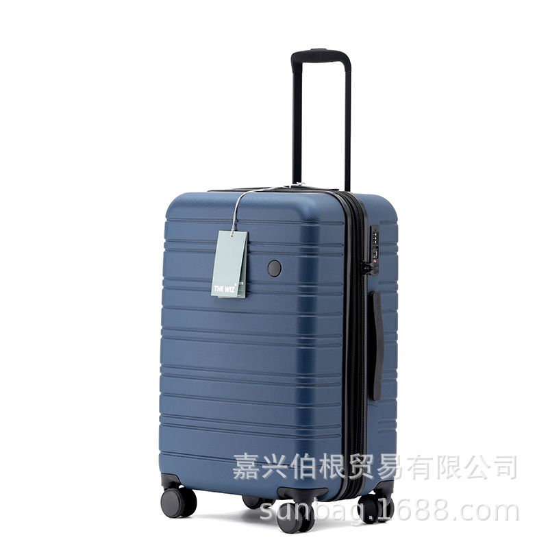 Maleta trolley de comercio exterior de exportación, maleta de tres piezas, maleta de gran capacidad para estudiantes masculinos y femeninos, maleta con capa de expansión