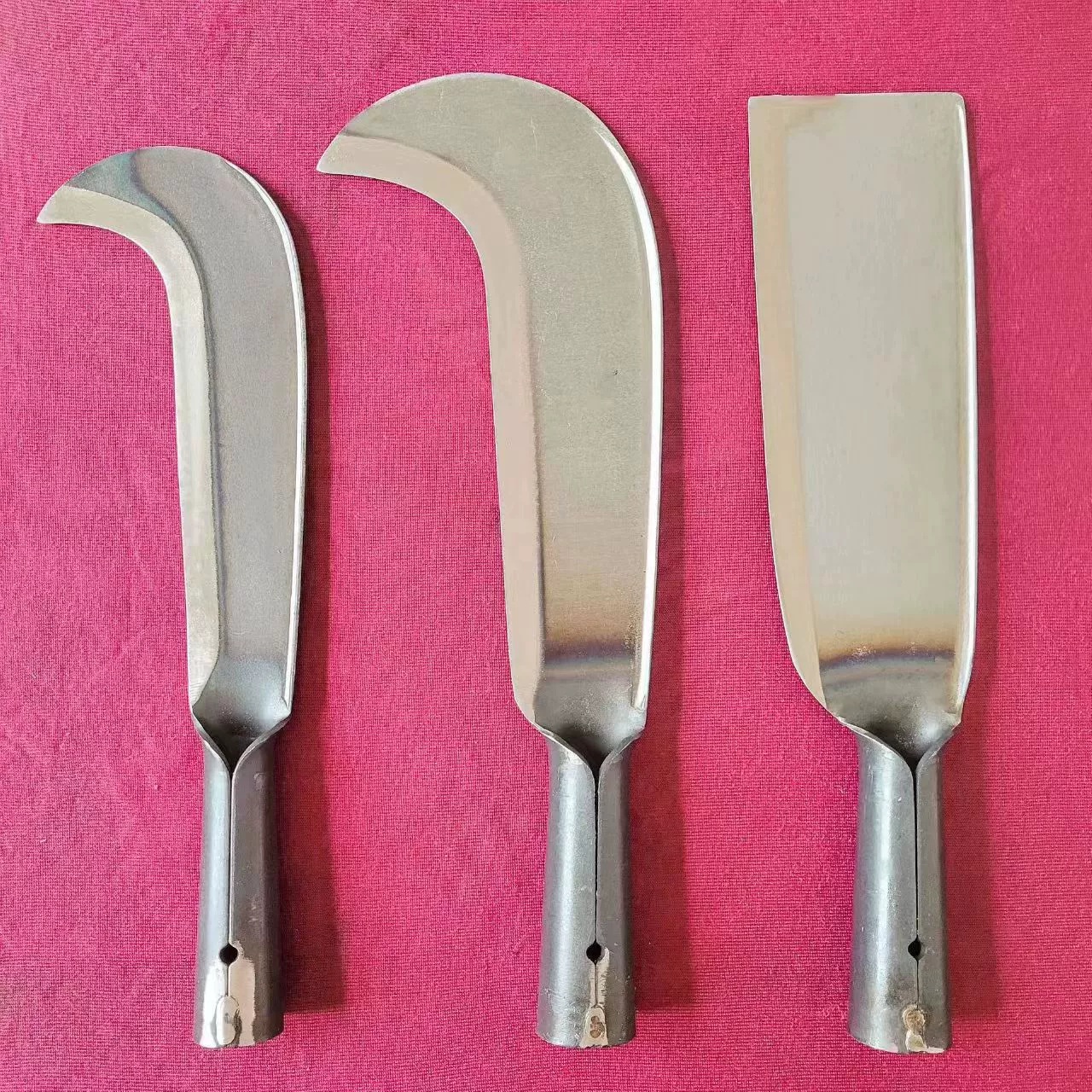 Сельскохозяйственные инструменты, ножи для культуры, топоры, кусторезы, крючковые ножи, серпы, садовый инструмент, двухфункционная мотыга, ножовки из нержавеющей стали