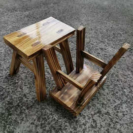 6GE6免安装实木凳子小凳子 矮凳家用小凳子折叠儿童成人凳实木小