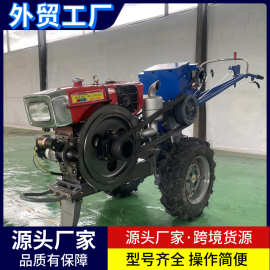出口现货22马力手扶拖拉机柴油手扶旋耕机参数图片151底盘电启动