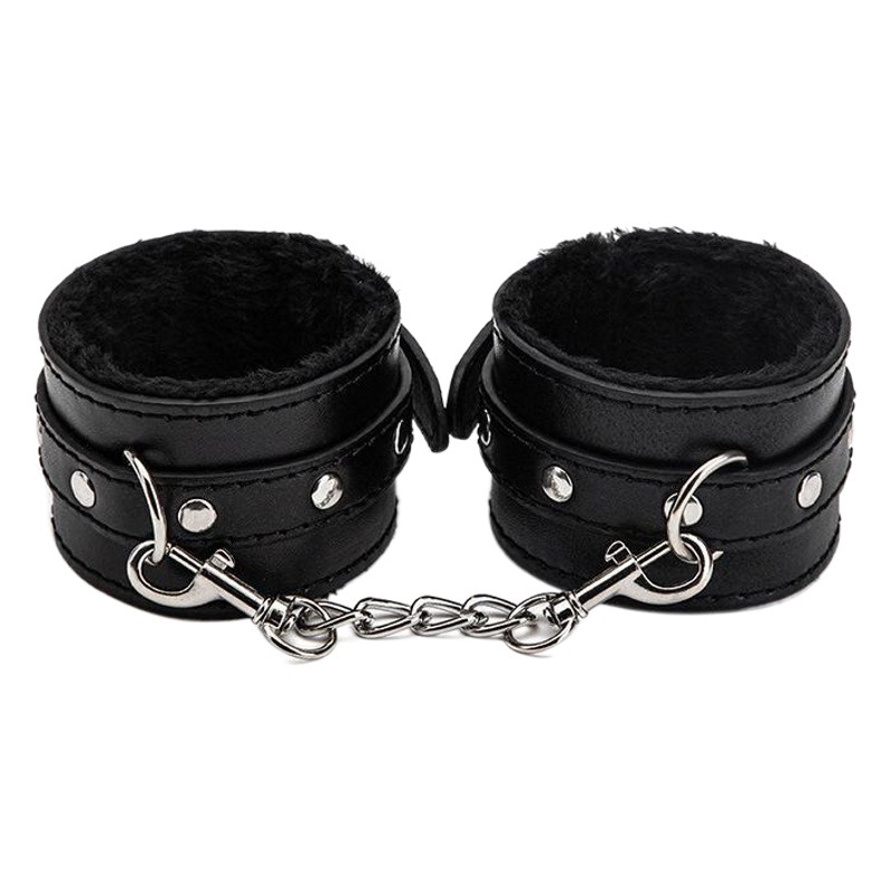 Juguetes sexuales esposas SM traje femenino tobillete vinculante Cruz hebilla de felpa 3-pieza de entrenamiento Juguetes