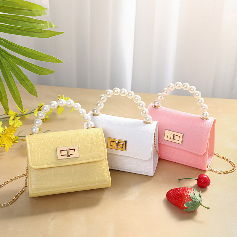 Comercio exterior transfronterizo cocodrilo perlas bolsos de mano de gel de hombro bolsos de mujer bolsos mochilas bolsos móviles bolsos casuales image 3