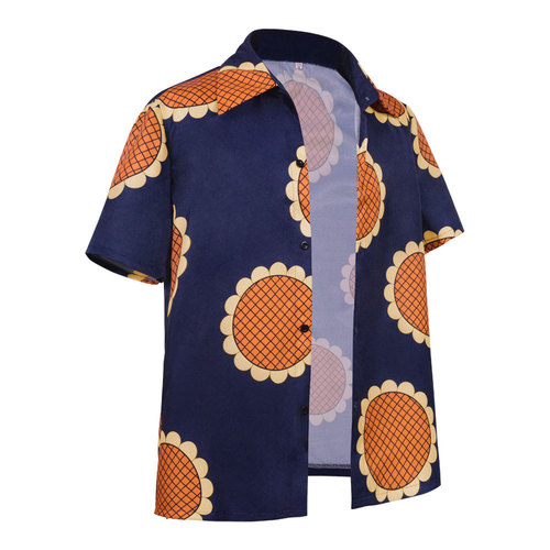 Two-Dimensional Anime One Piece Luffy Cosplay Costume Sunflower Shirt Halloween Comic Con Cosplay Costume