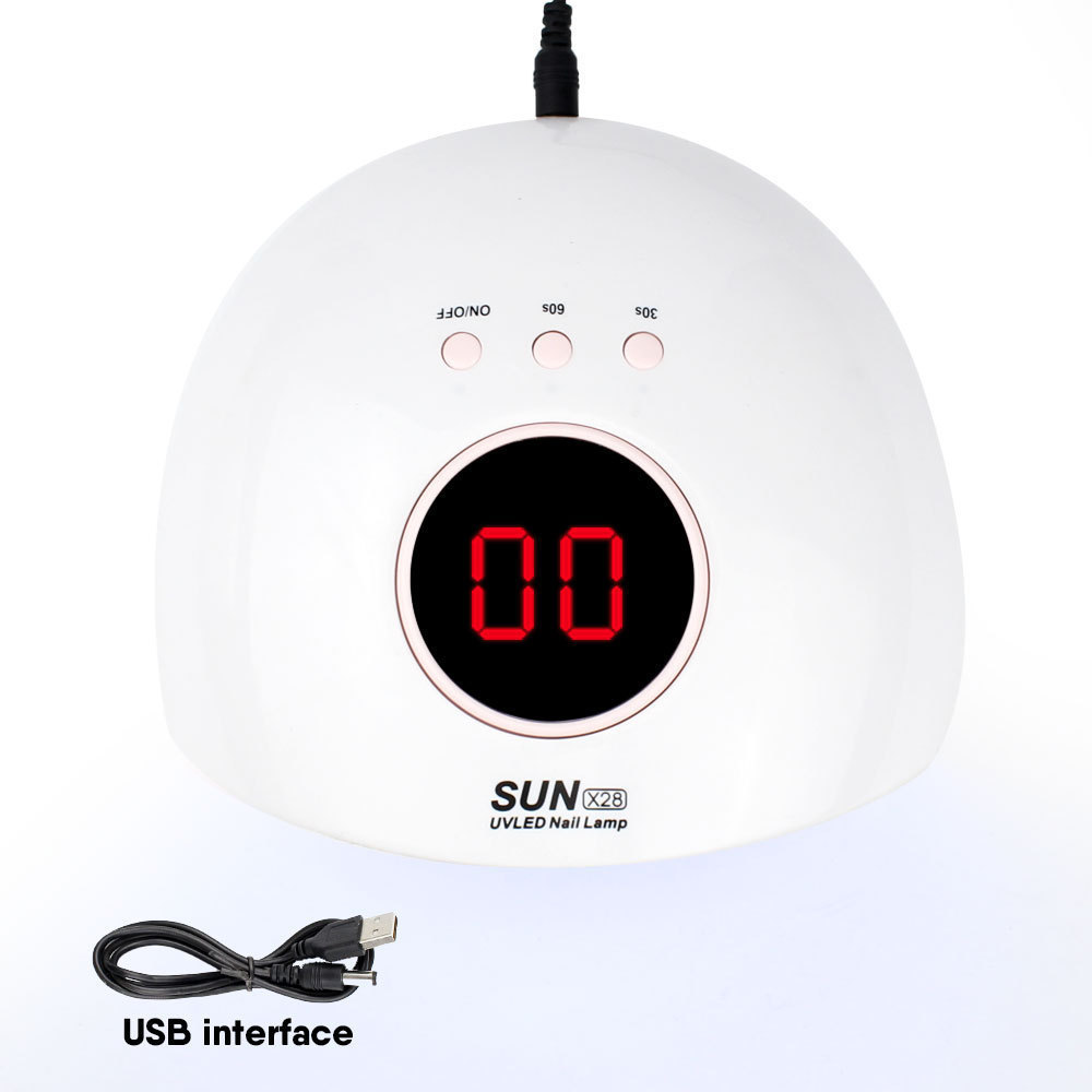 Lámpara de uñas SUNX28, 36W UV LED, secado rápido para gel y pegamento de uñas