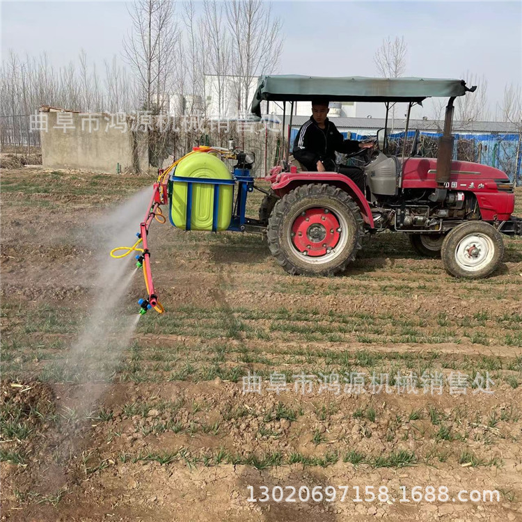 1000斤小麦玉米打药机 轴传动皮带传动喷药机 拖拉机打药机