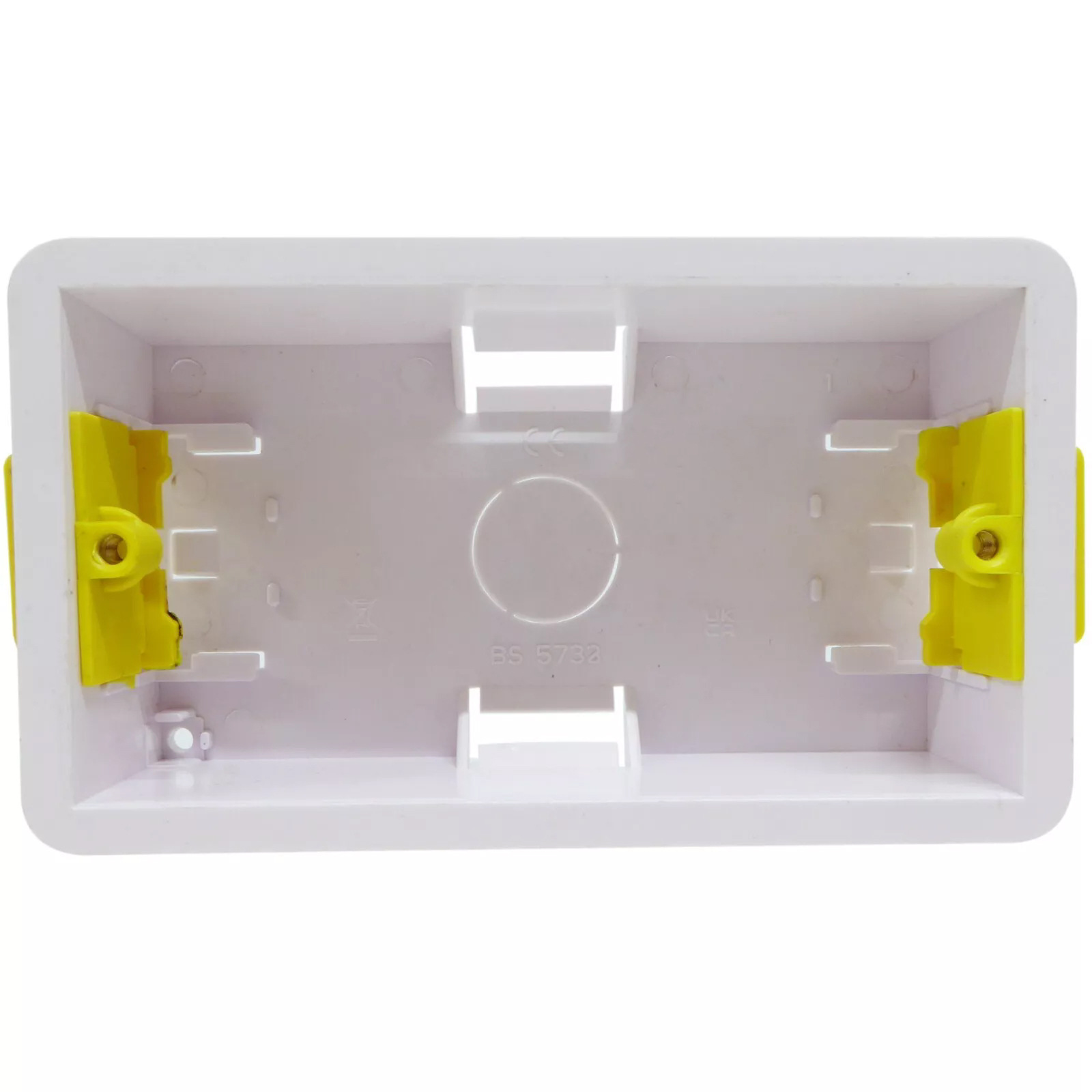 英标英式英规PVC暗盒石膏板干线盒 2 GANG 35MM DRY LINING BOX