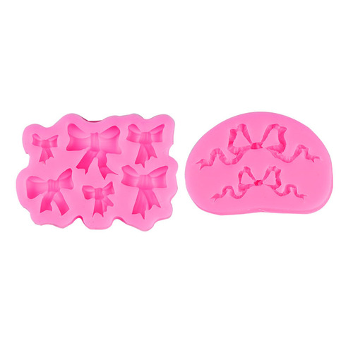 DIY Multiple Crown Butterfly Knot Shaping Sugarpaste Silicone Mold Soft Clay Clay Casting Resin Accessories Decor Wholesale