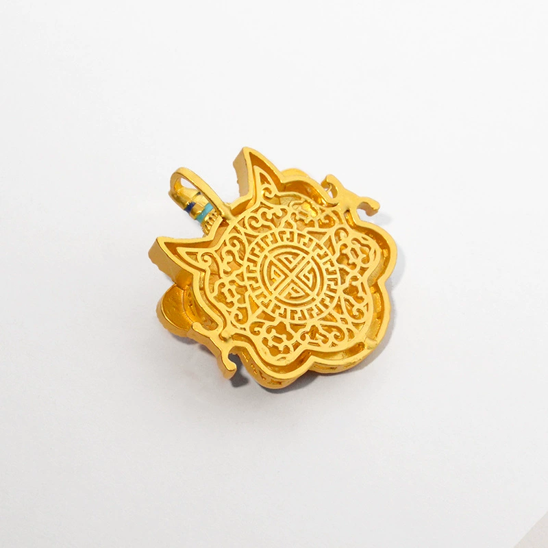 Metal keychain, pendant, accessory, lion