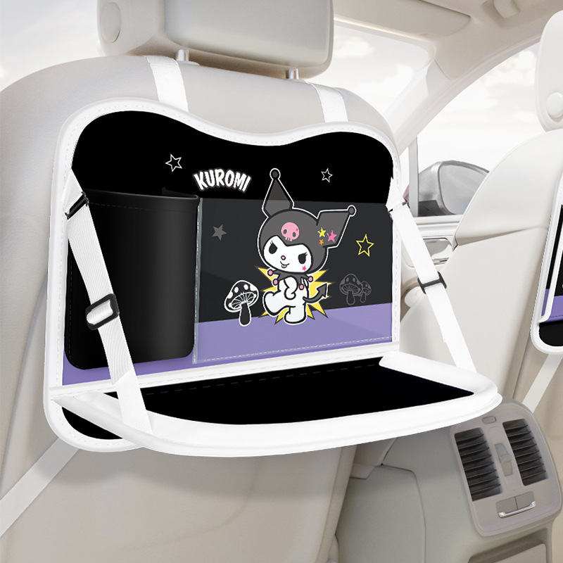 Car Garbage Bag Storage Bag Car Chair Back Bag Touch Screen Transparent Pocket Storage Bag Foldable Dining Table Storage Bag