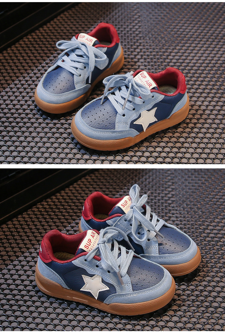 Kinderbrett 2024 Herbstmode Star Baby Mädchen Casual Weiche Sohle Anti Slip Jungen Sportschuhe_voghion.com