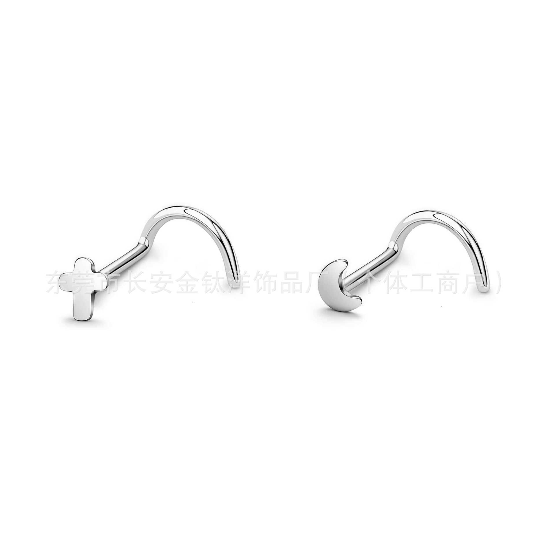 Labret piercing jewelry detail image