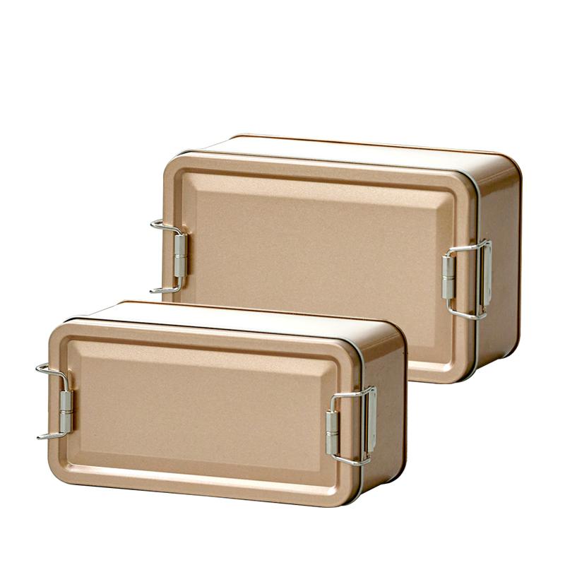 Nuevo tipo de dos dos dos tres latas de hierro sellado latas de té, té negro, té verde, tanque de almacenamiento general, tanque de almacenamiento de té, caja vacía