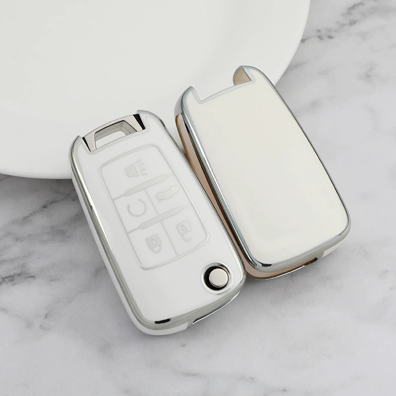 Чехол для ключей Chevrolet подходит для автомобильного ключа Cruze Mai Rui Bao Chuangku, чехол для ключей из ТПУ с серебряным краем