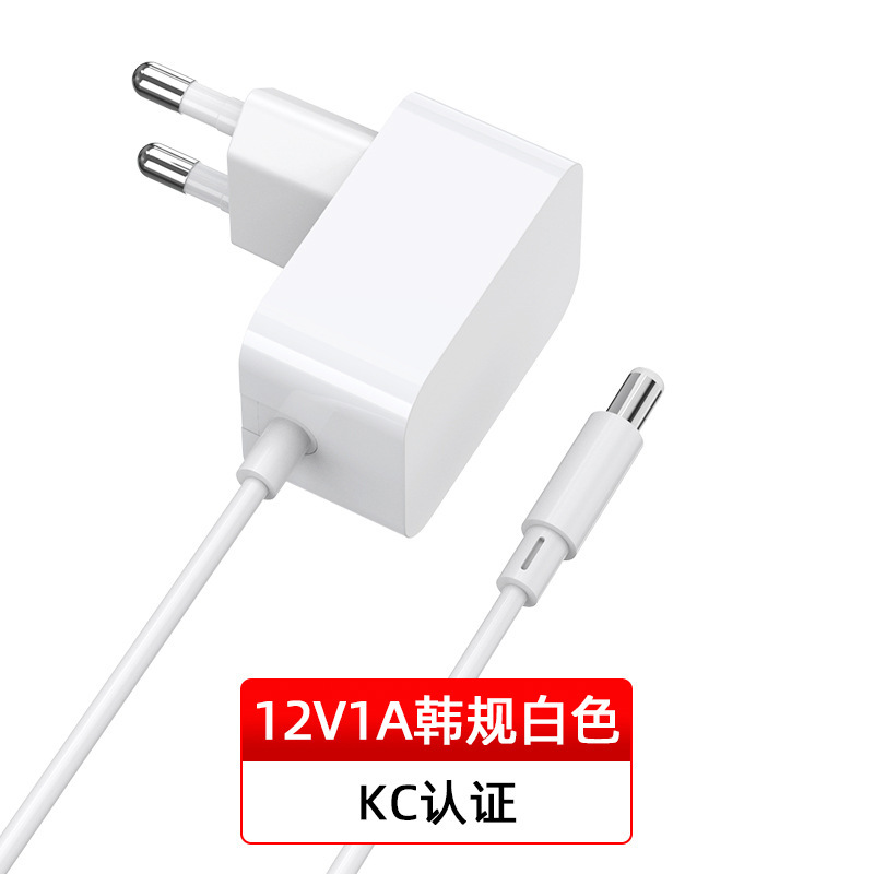 韓国12v1a電源アダプタ韓規kc認証スイッチング電源kcc高品質ケーブルアダプタ付き|undefined