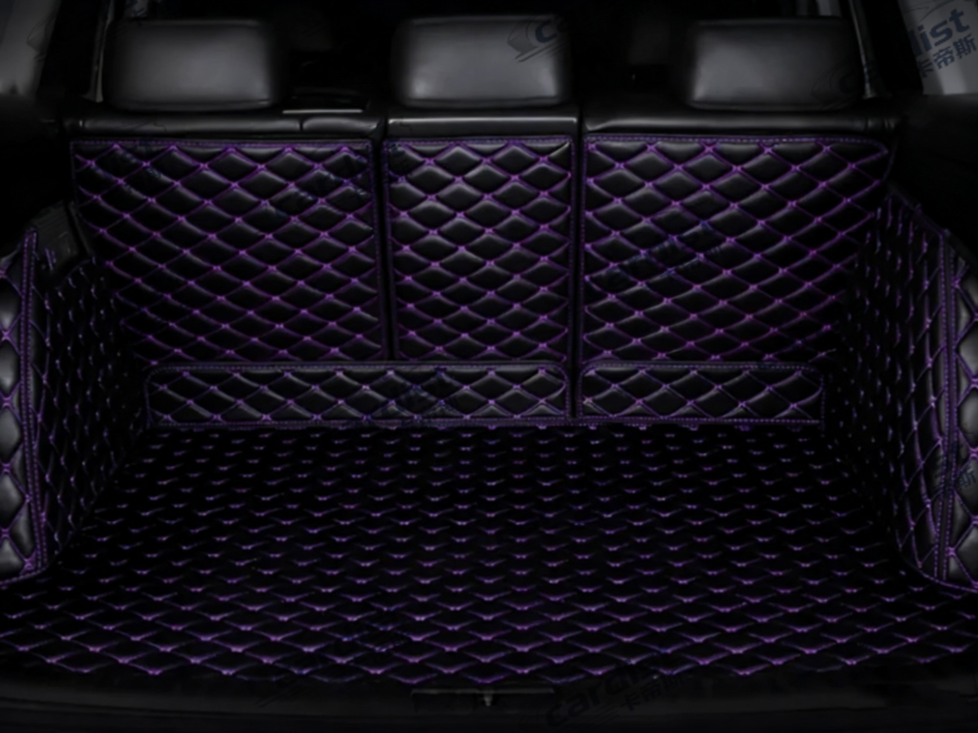 Catist/High-Quality Leather Full-Cover Car Trunk Mat Cross-Border