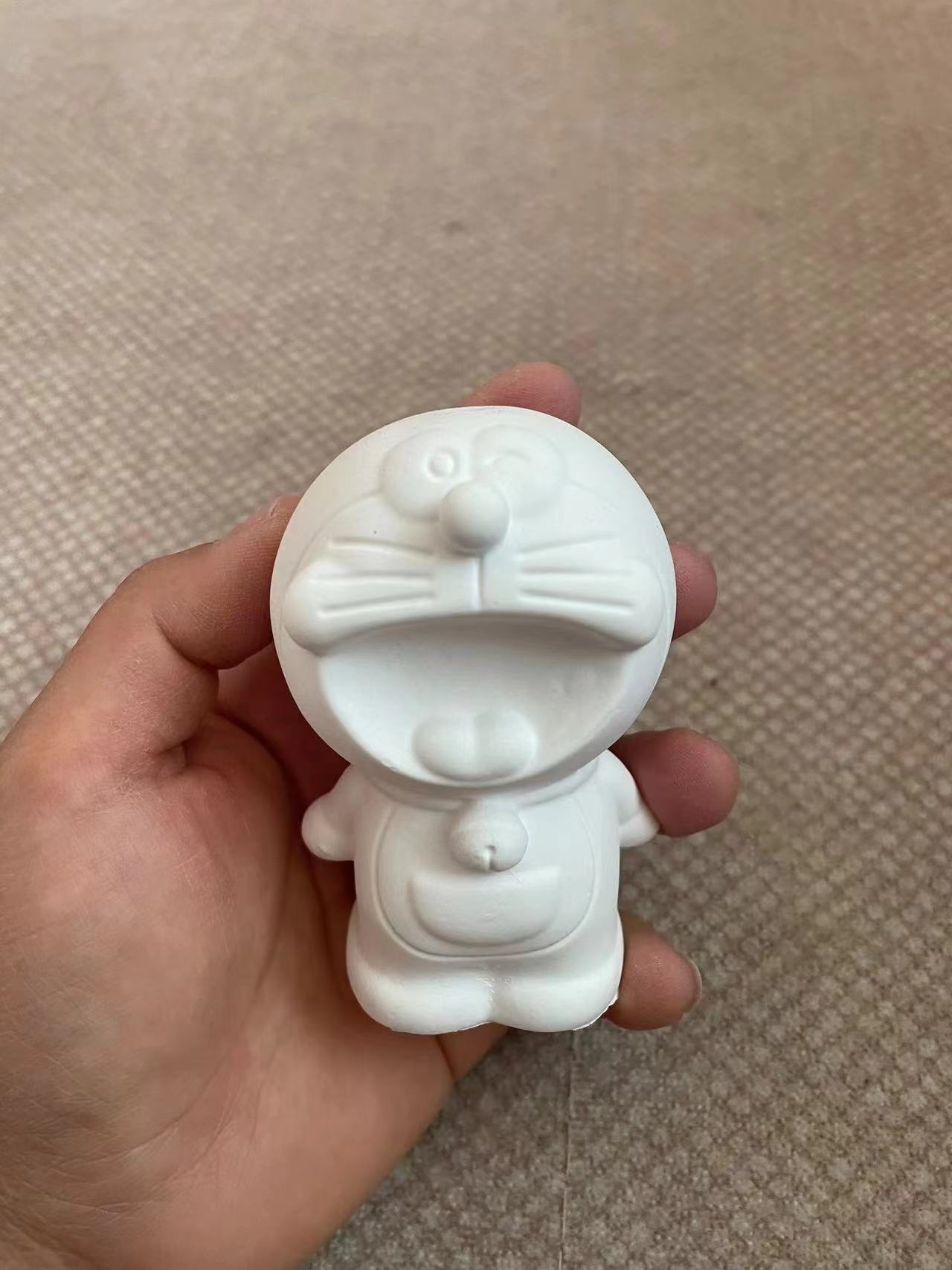 Frasco de Almacenamiento de Calabaza de Yeso en Blanco DIY para Pintar