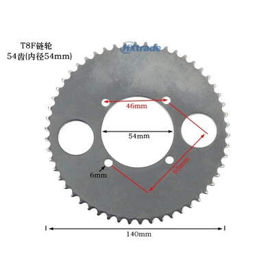 44 54 64 74 — Other drive systems - t8f-sprocket-54t-inner-diameter-54mm