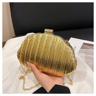 2025 New Box Bag Women's Evening Bag Creative Portable Banquet Bag Fashion Chain Cross-border Women's Bag Bag