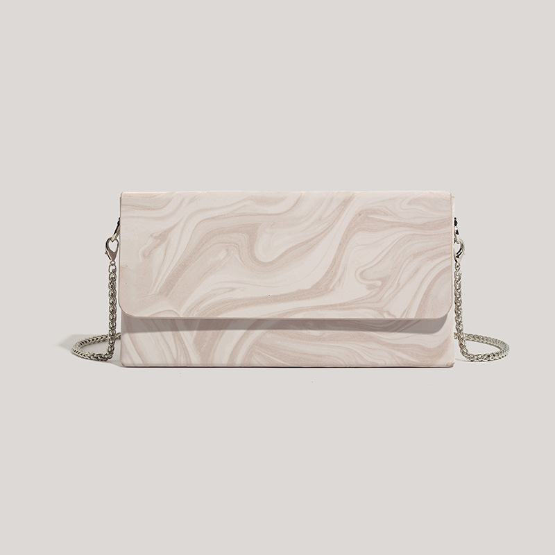 小眾高級感輕奢小方包女2024新款鏈條包單肩斜挎包簡約盒子小包包