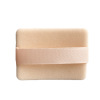 Thin rectangular double-sided sponge, hair band, loose powder, 65×45×5mm