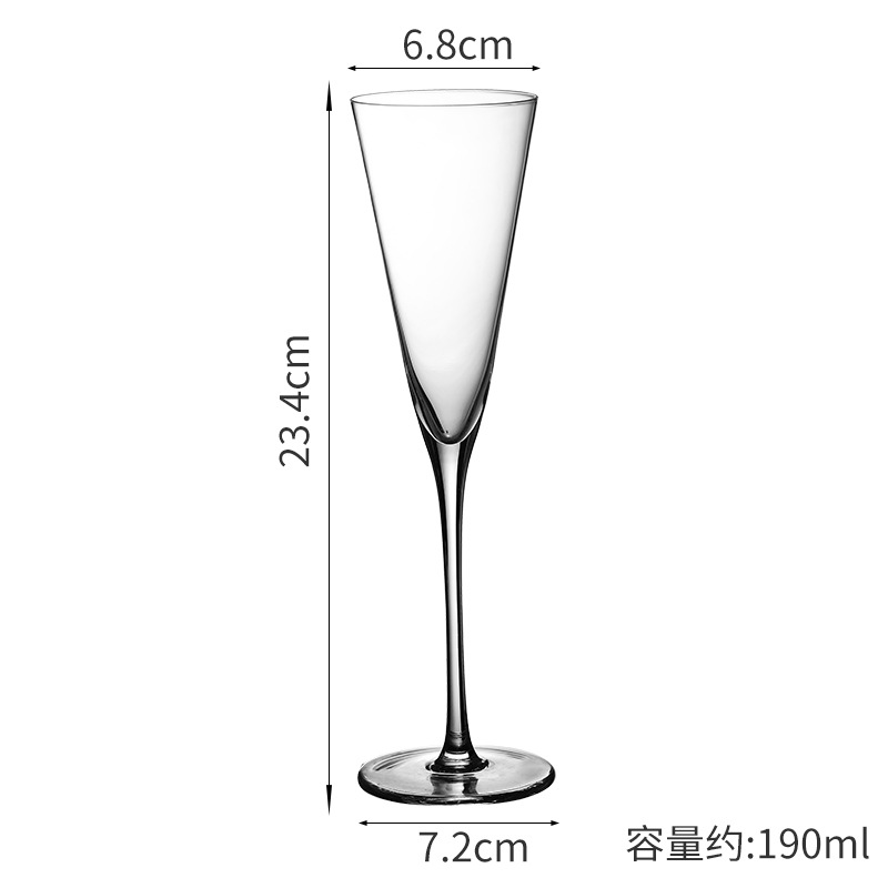 365 스몰 V 샴페인 글라스 235CM (크리스탈)