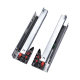 Factory supply three-section synchronous bottom support slide 2D3D handle cabinet drawer hidden track damping buffer