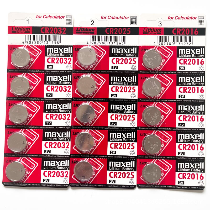 万盛maxall纽扣 2016 2025 1616 1620 1632 1220纽扣电池3VCR2032
