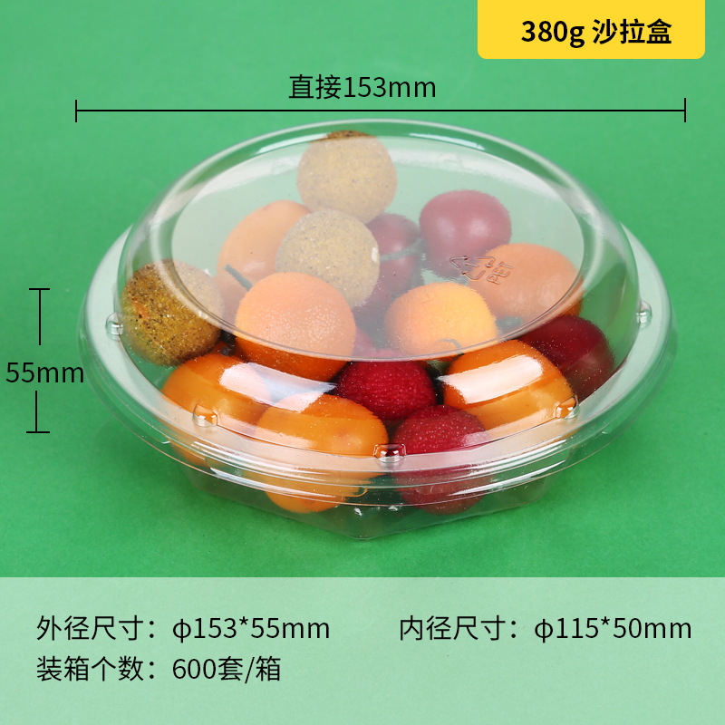 Cajas desechables para frutas, cajas para cortar frutas frescas, cajas para ensaladas, cajas de embalaje, platos divididos, cajas transparentes para frutas y verduras, cajas para fresas al por mayor