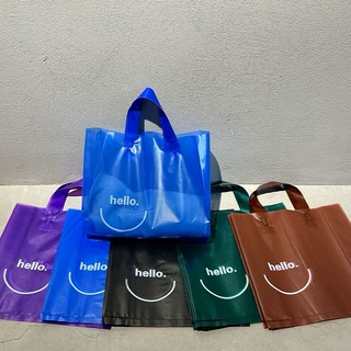 方版加厚手提塑料袋印刷logo服装袋批发超市购物袋伴手礼品包装袋