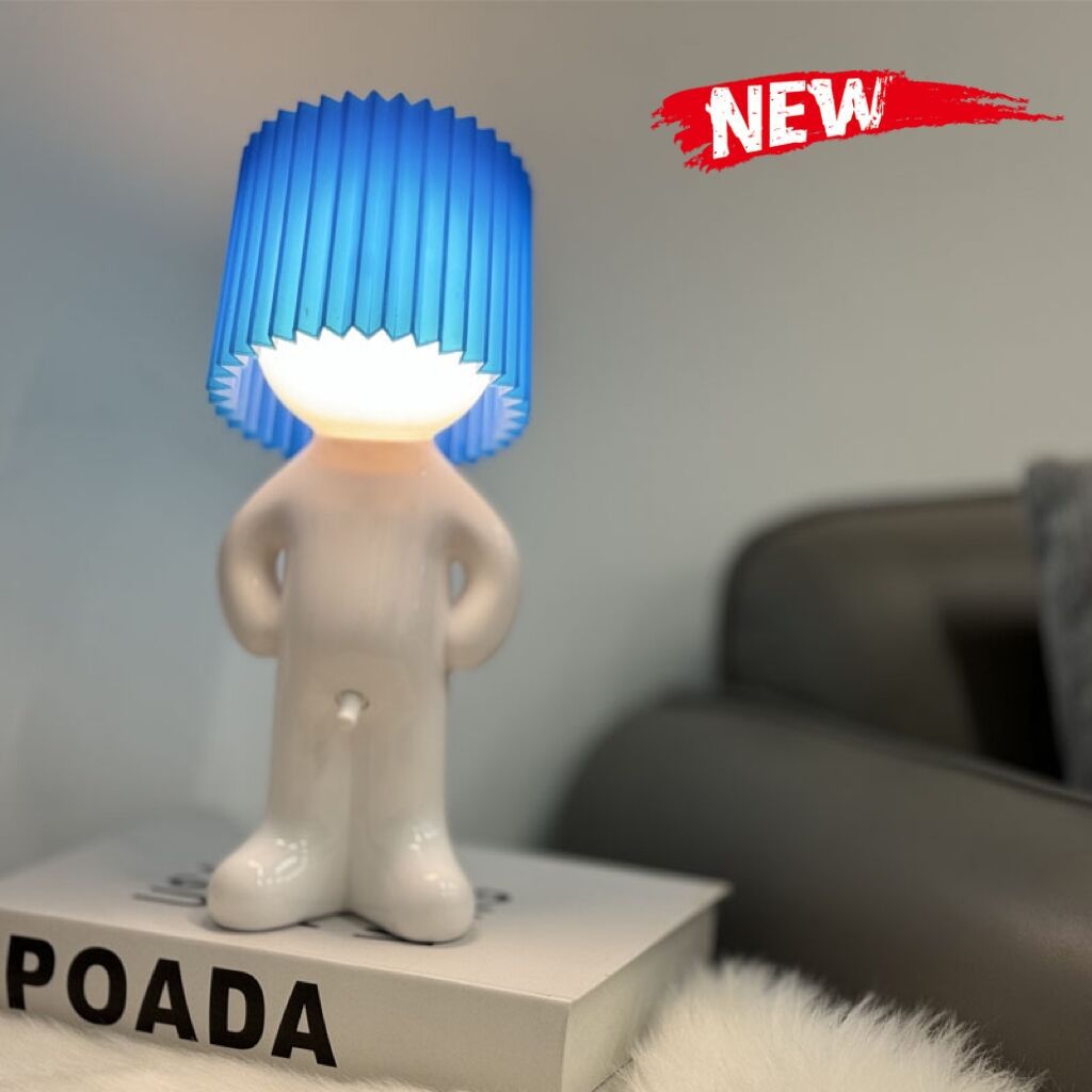 Shy Boy Night Light With Two-level Brightness Bedside Lamp_voghion.com