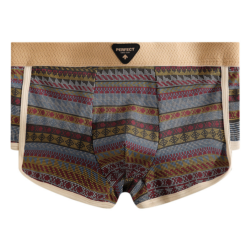 Pantalones cortos de hombre, pantalones cortos de alta calidad de hombre, ángulo plano, cuatro ángulos, algodón 100% algodón, pantalones íntimas de hombre