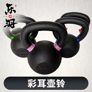 Manufacturer Wholesale Cast Iron Solid Paint-Coated Kettlebell Gym Home Portable Kettle Dumbbell Weightlifting Commercial Use