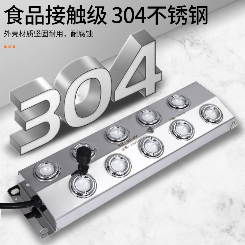Ultrasonic atomizer Ten head atomizing plate fish pond water mist mist maker smoke atomizing humidification water landscape mist fog 4