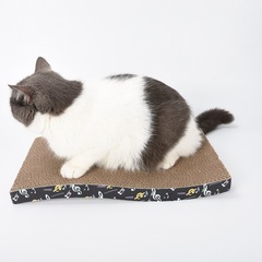 Creative wave-shaped cat scratcher cat clawing supplies wear-resistant thick corrugated paper toy pet boredom relief cat toy