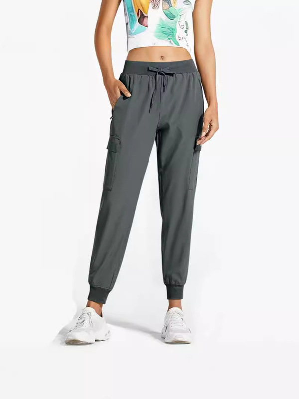 Amazon AliExpress 2024 Women's Jogging Pants Nylon Quick-drying Mountaineering Pants Sports Fitness Leisure