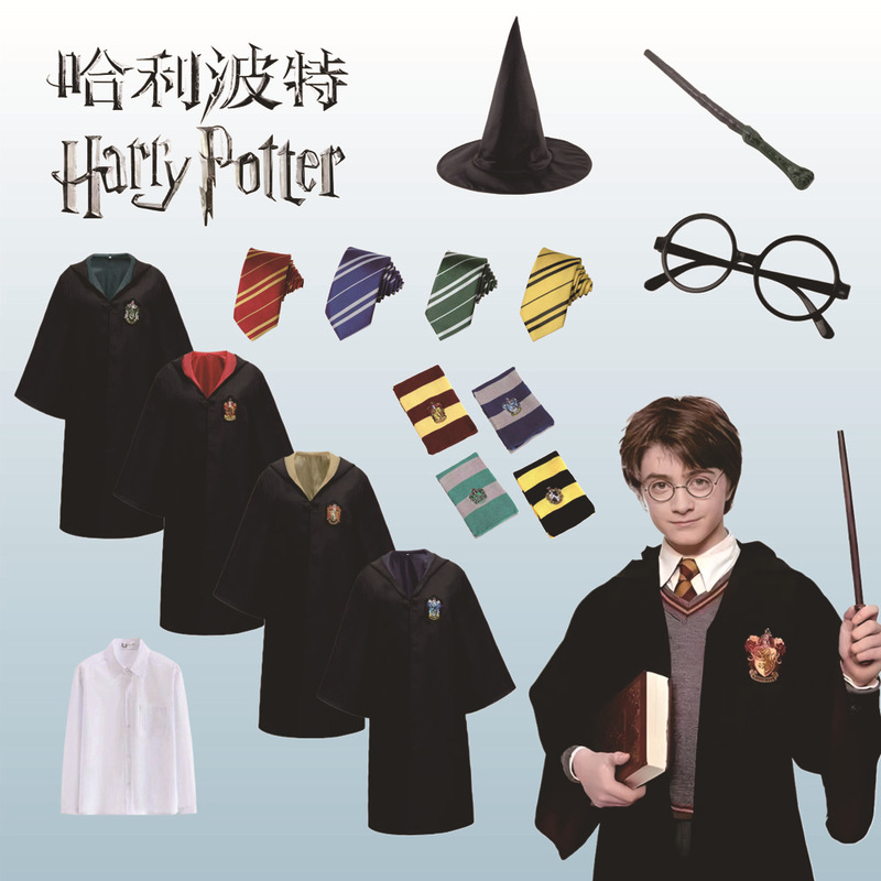 Harry Potter's Magic Robe Surrounding Cape Cos Student Performance Dress Hogwarts College Wizard's Robe Harry Potter's Magic Robe Surrounding Cape Cos Student Performance Dress Hogwarts College Wizard's Robe